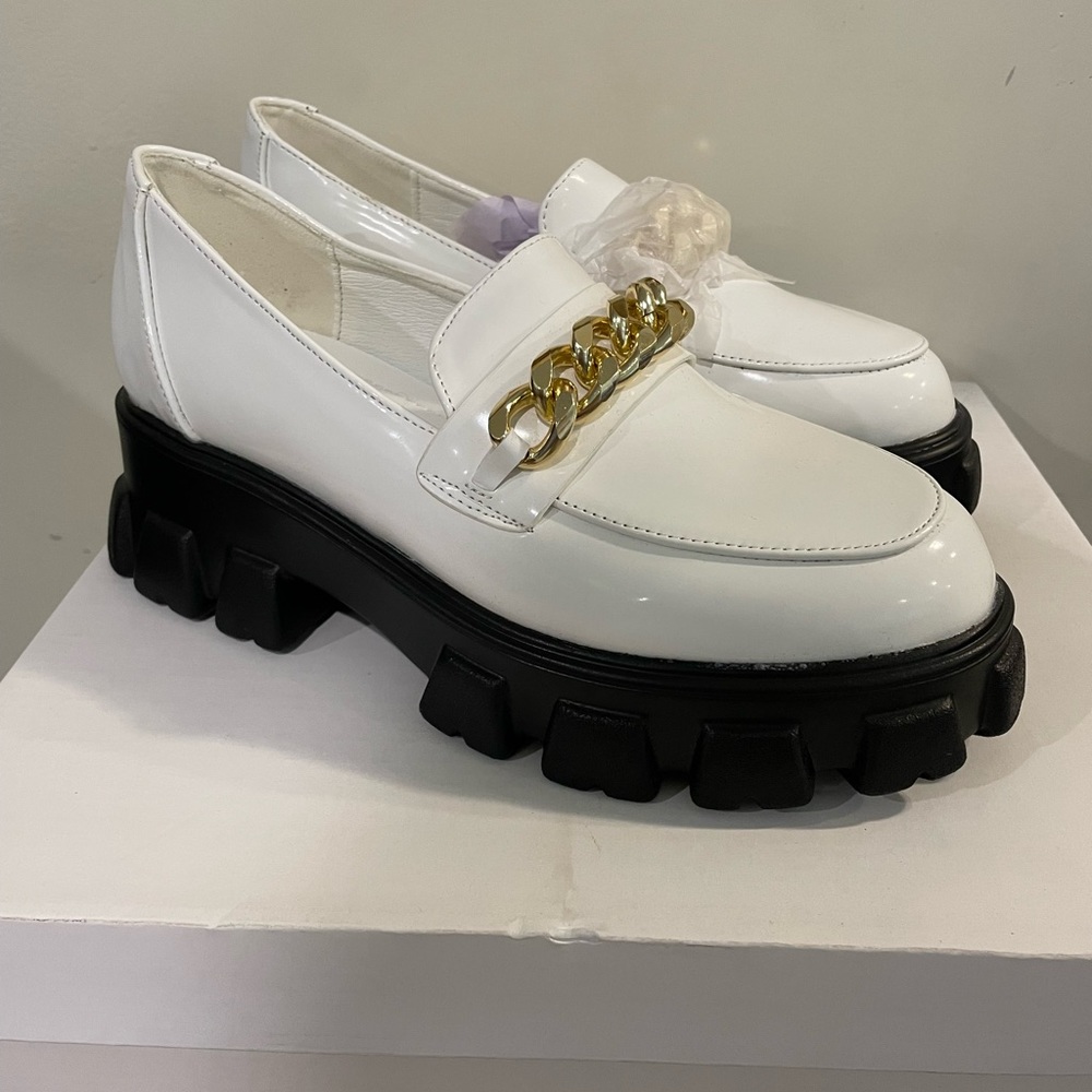 Chunky sole loafer